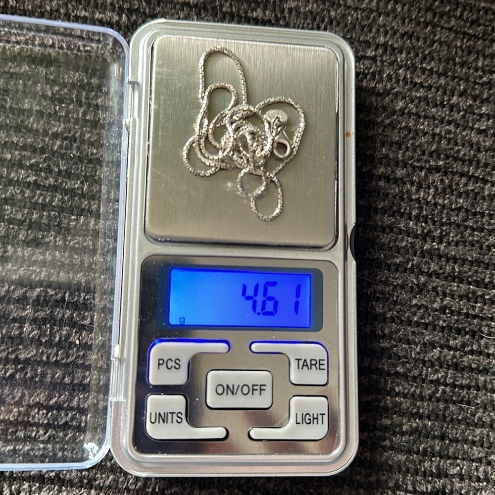 🍄Metalsmith 16 inch silver 925 box chain - Picture 4 of 7